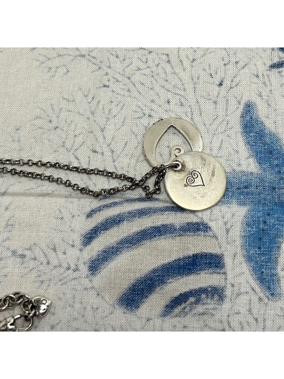 Brighton Quote Me Heart Necklace Silver Plated Positivity Pendants - Picture 9 of 12